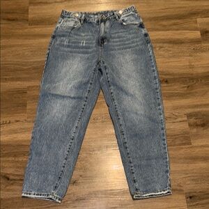 Classic Blue Denim Boyfriend Jeans